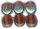 Half Rainbow Glass Beads - click here for large view